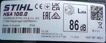 HSA 100 aus 11/2022 mit AP 500 S und AL 301