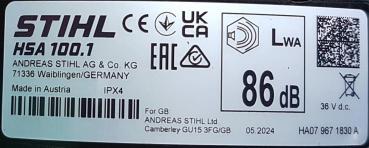 HSA 100  aus 05/2024 inkl. AP 300 S + AL 301