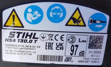 HSA 130 T aus 2023 inkl. AR 3000 und AL 501