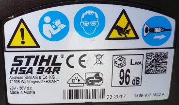 HSA 94 R inkl. AR 3000 + AL 301