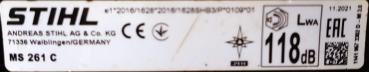 MS 261 C-M aus 11/2021