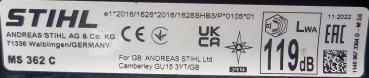 MS 362 C-M aus 11/2022