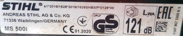 MS 500i aus 01/2020