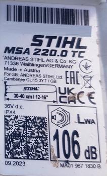 MSA 220 TC-O aus 09/2023 mit AP 300 S und AL 301