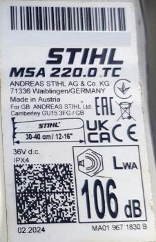 MSA 220 TC-O aus 2024 mit AP 500 S und AL 301 (Neu)