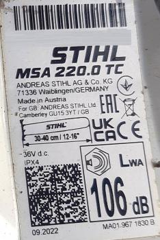 MSA 220 TC-O aus 09/2022 mit AP 500 S und AL 301 (Neu)