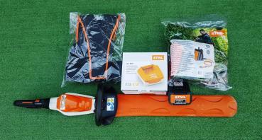 HSA 94 R mit AP 500 S und AL 301 NEU + Tragesystem NEU, Akkutasche AP mit Anschlussleitung