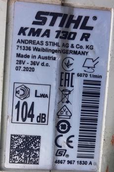 KMA 130 R aus 07/2020