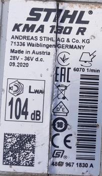 KMA 130 R aus 09/2020