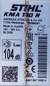 KMA 130 R aus 06/2020