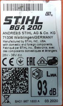 BGA 200 ohne Akku und Ladegerät