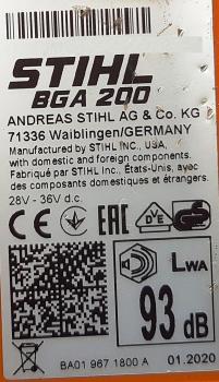 BGA 200 ohne Akku und Ladegerät