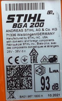 BGA 200 aus 10/2021