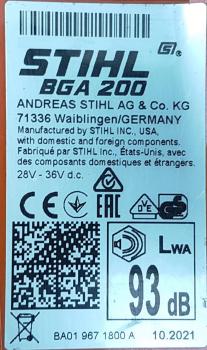 BGA 200 aus 10/2021 + AR 3000 L und AL 500