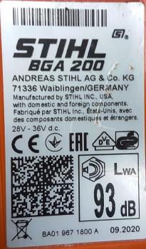 BGA 200 aus 09/2020 + AR 3000 L und AL 300
