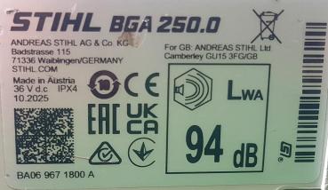 BGA 250 aus 2025 inkl. AP 500 S und AL 301