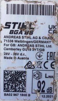 BGA 86 aus 12/2021 mit AP 300 S u. AL 301(NEU)
