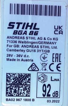 BGA 86 aus 03/2022 mit AP 300 S (NEU) u. AL 301(NEU)