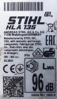 HLA 135 aus 2021 mit AP 500 S und AL 301 (NEU)