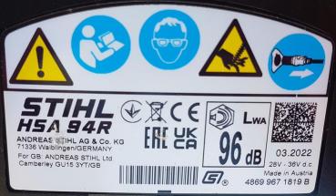 HSA 94 R aus 03/2022