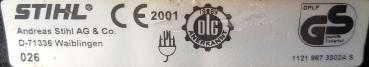 026 C mit Kettenschnellspanner
