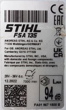 FSA 135 aus 12/2022 mit AP 500 S mit AL 301 (NEU)