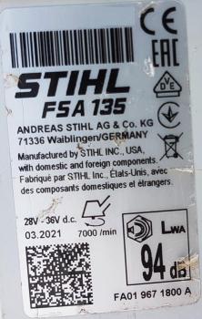 FSA 135 aus 03/2021 mit AP 500 S mit AL 301(NEU)