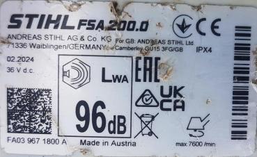FSA 200 aus 2024 mit AR 2000 L u. AL 301