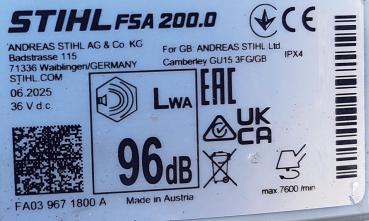 FSA 200 aus 06/2025 mit AR 3000 L u. AL 501