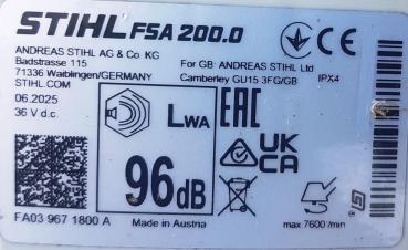 FSA 200 aus 06/2025 + AR 3000 + AL 501