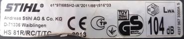 HS 81 R