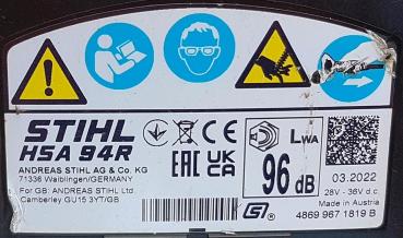 HSA 94 R aus 03/2022