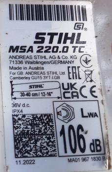 MSA 220 TC-O aus 2022 mit AP 200 S (2x) und AL 301 (Neu)