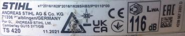 TS 420 aus 11/2021