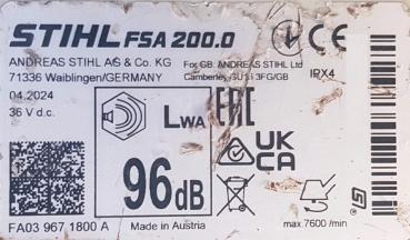 FSA 200 aus 2024 mit  AR 3000 L und AL 301