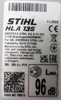 HLA 135 aus 11/2022 mit AP 500 S und AL 301 NEU