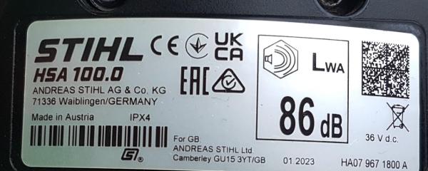 HSA 100 aus 2023 mit AP 500 S (NEU) und AL 301 (NEU)