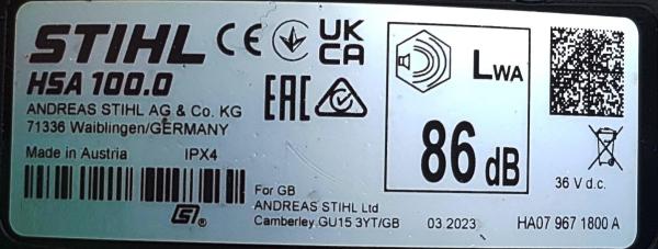 HSA 100 aus 2023 mit AP 500 S (NEU) und AL 301 (NEU)