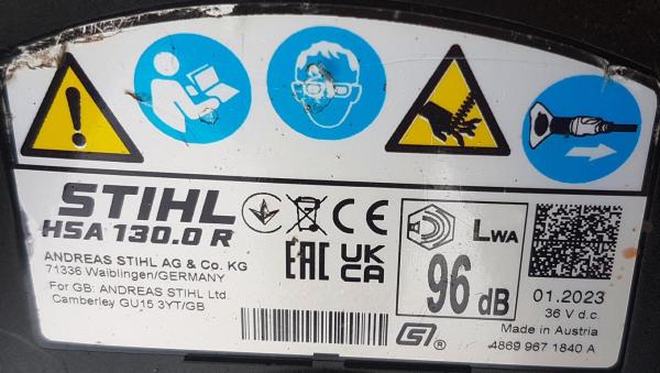 HSA 130 R aus 2023 + AR 3000 und AL 301