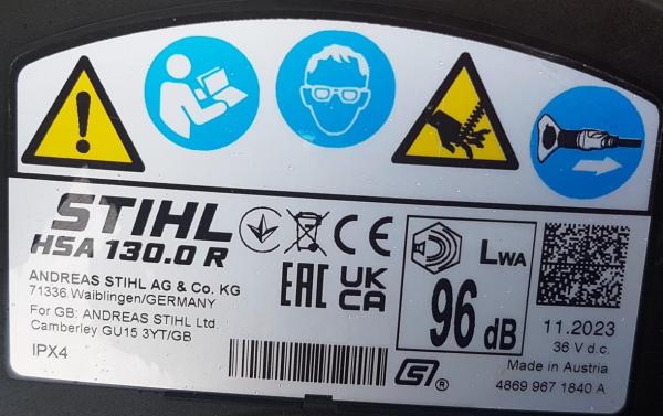 HSA 130 R aus 11/2023 mit AR 2000 L und AL 301