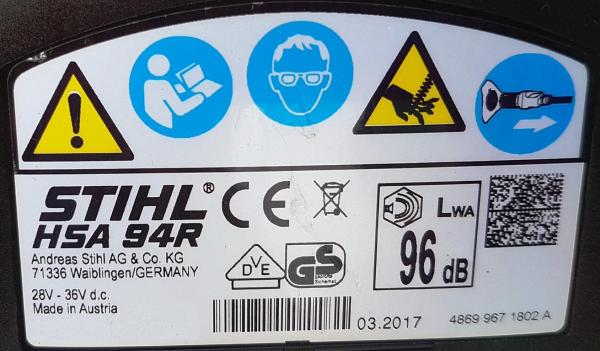 HSA 94 R inkl. AR 3000 + AL 301
