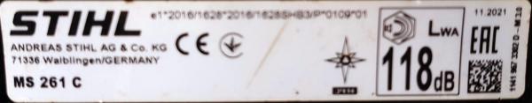 MS 261 C-M aus 11/2021