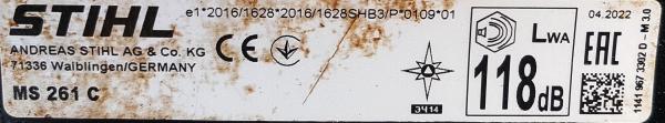 MS 261 C-M aus 04/2022