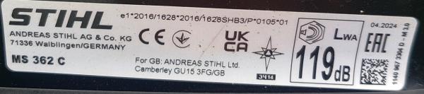 MS 362 C-M aus 04/2024