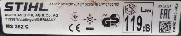 MS 362 C-M aus 08/2021