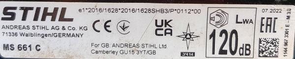 MS 661 C-M aus 07/2022