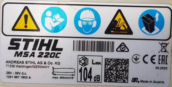 MSA 220 C-B aus 05/2022 inkl. AP 500 S und AL 301