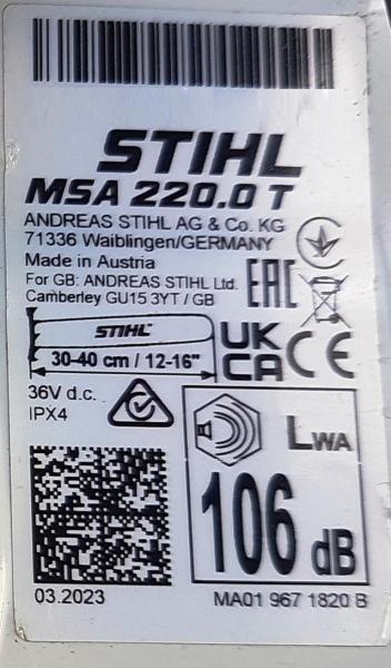 MSA 220 T aus 03/2023 mit 2x AP 200 S (NEU) und AL 301 (NEU)