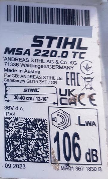 MSA 220 TC-O aus 09/2023 mit AP 300 S und AL 301