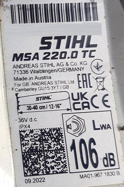 MSA 220 TC-O aus 09/2022 mit AP 500 S und AL 301 (Neu)